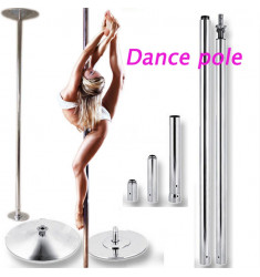 BARRA POLE DANCE CROMO 45 MM ESTÁTICA-GIRATORIA