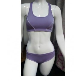 CONJUNTO POLE FITNESS LILA