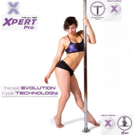 X POLE XPERT PRO 45 MM CROMO GIRATORIA SISTEMA XLOCK