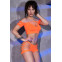 CONJUNTO POLE DANCETOP Y SHORT SIN COSTURAS